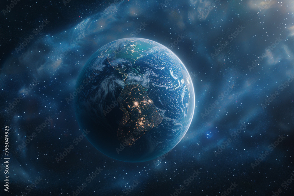 Fototapeta premium Ensuring the survival of parallel Earths