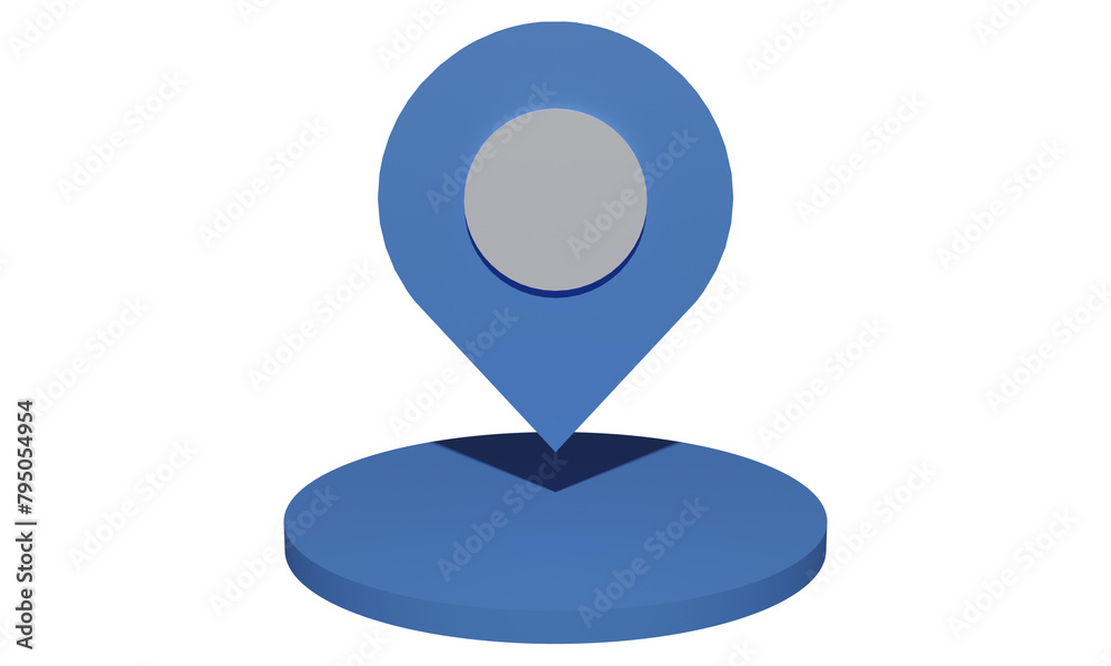 Realistic 3d location icon, location marker icon. Realistic 3d location icon, location marker icon.