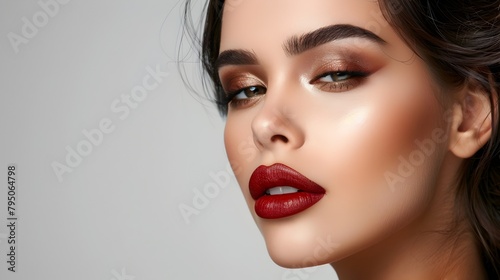 Radiant and Captivating Beauty A Stunning Portrayal of Glamorous Makeup