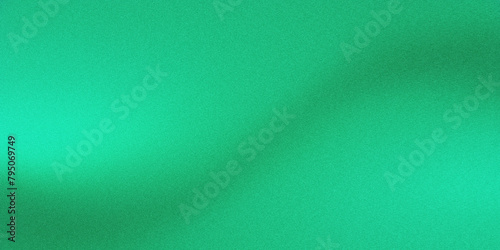 Dark Ocean and Mint Color Gradient Background With Grainy Texture photo