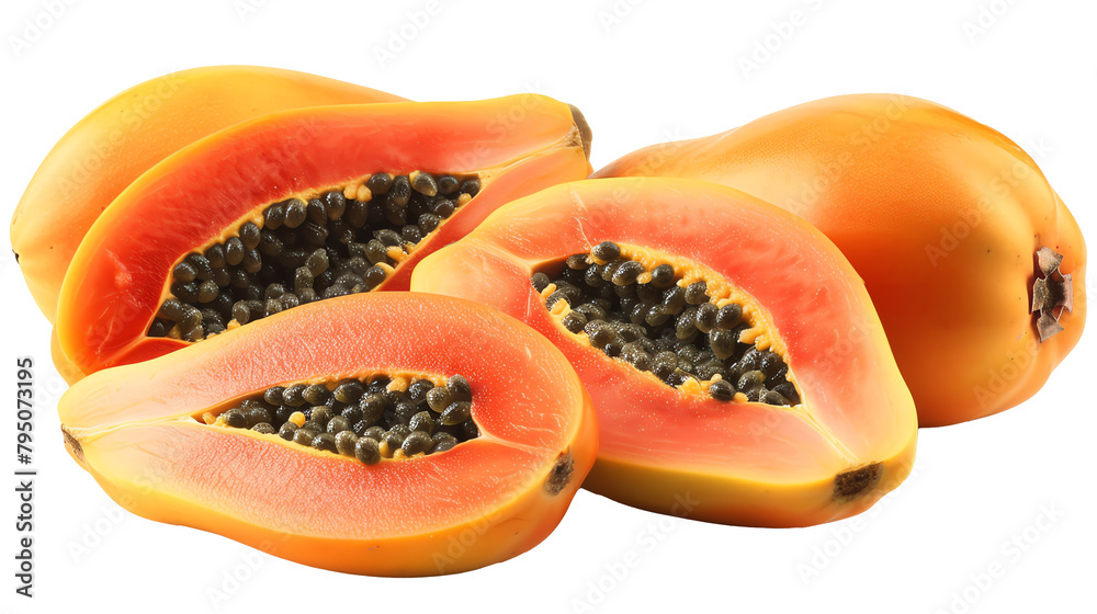 fresh Papayas transparent image fresh Papayas transparent image