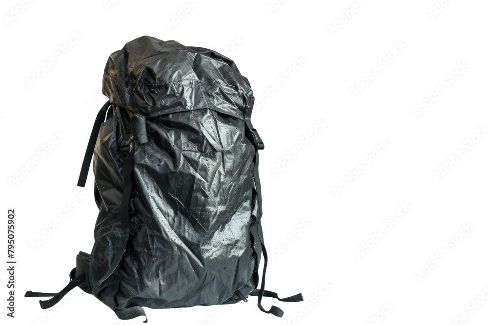 The Backpack Rain Cover On Transparent Background.