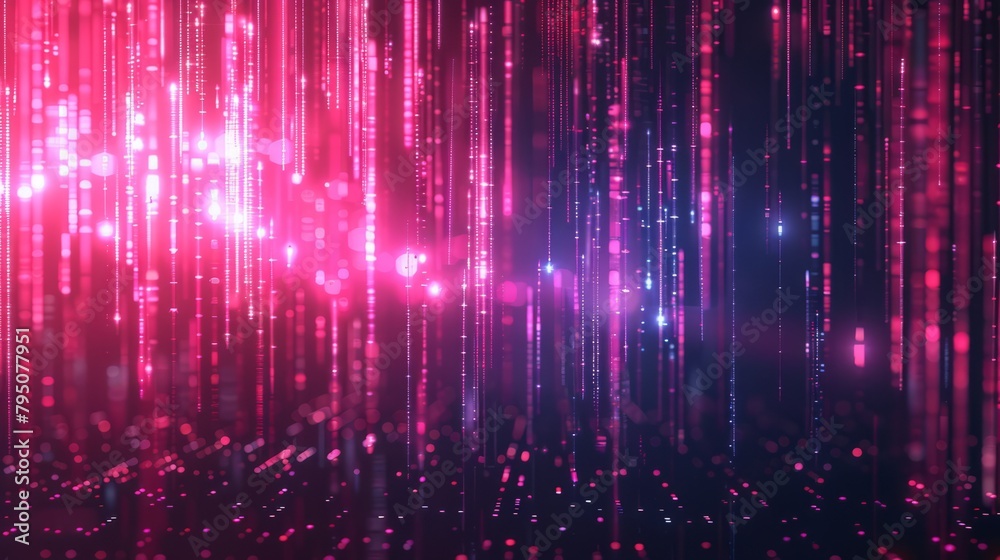 Abstract flowing data particles, geometric digital background Abstract flowing data particles, geometric digital background