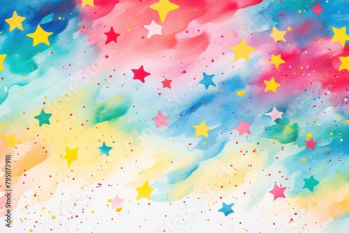 Stars backgrounds abstract confetti. photo