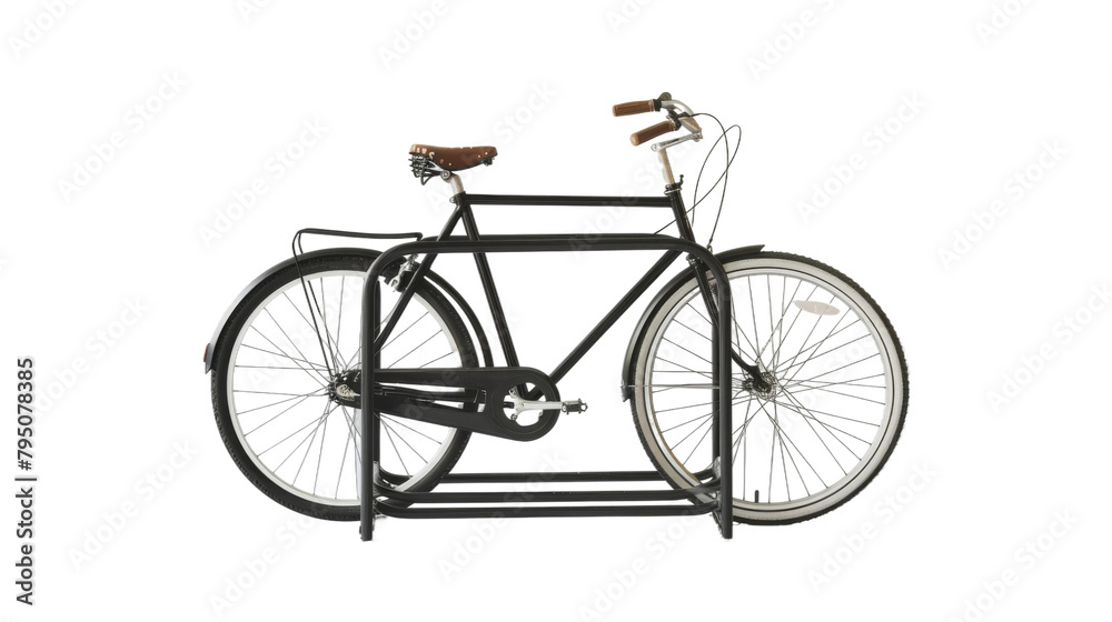 The Ultimate Bicycle Rack On Transparent Background.