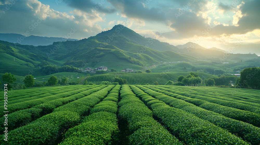Tea plantation.