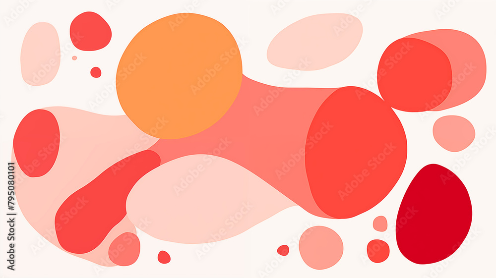 Pink orange abstract shape grainy texture pattern background material
