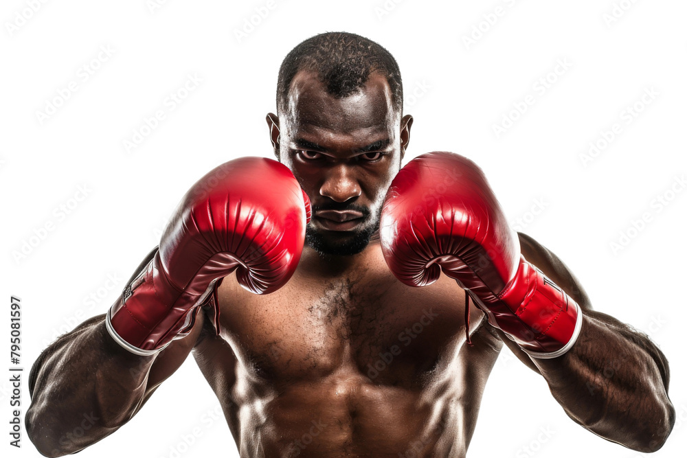 A Fighter's Guide to Defensive Boxing On Transparent Background.