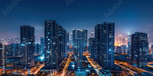 skyscrapers of a big city Generative AI © ShPRoman
