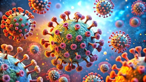 A Detailed Virus Mutation Showing COVID Pandemic, Vaccine Breakthrough, Infectious Disease