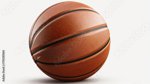 Wallpaper Mural white background PNG, Basketball isolated сreated with Generative Ai Torontodigital.ca