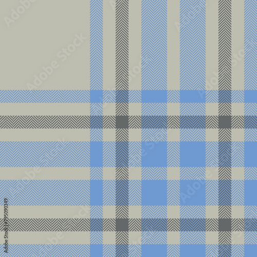 Plaid check pattern. Seamless fabric texture. Tartan textile print.