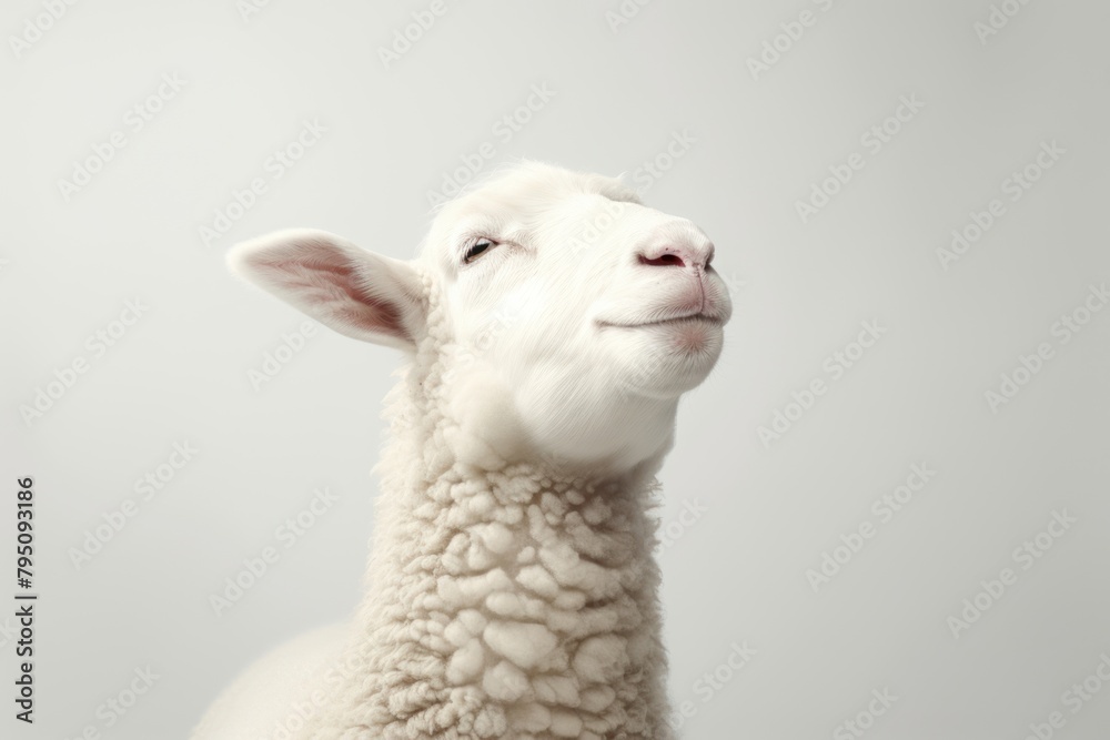 Fototapeta premium Sheep livestock portrait animal