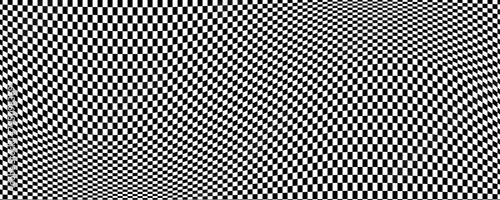 Abstract black and white simple chess background