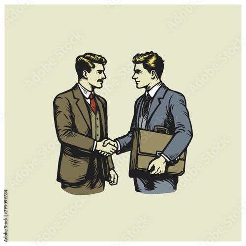 bussines man recruit work in suit