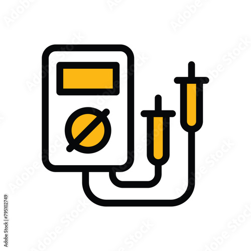 Voltage Meter vector icon