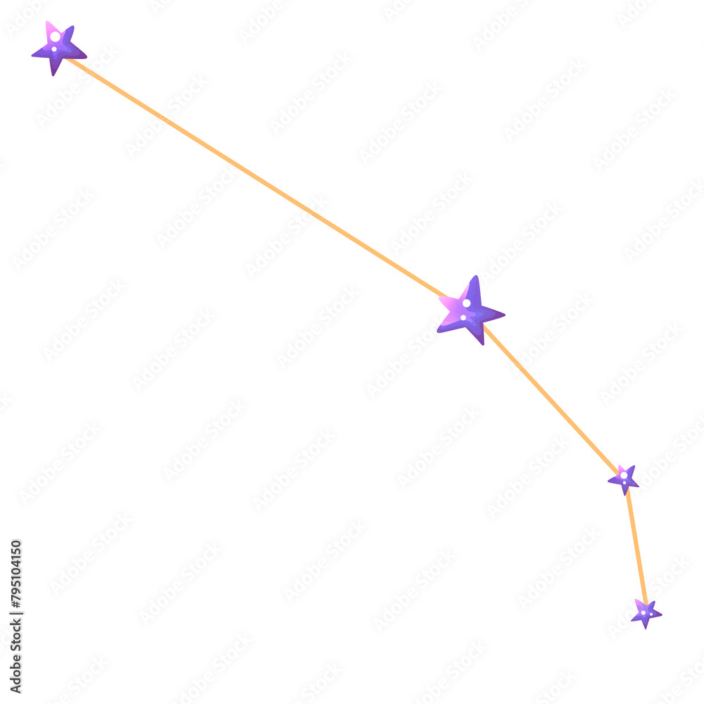 Stars constellation in sky Stars constellation in sky