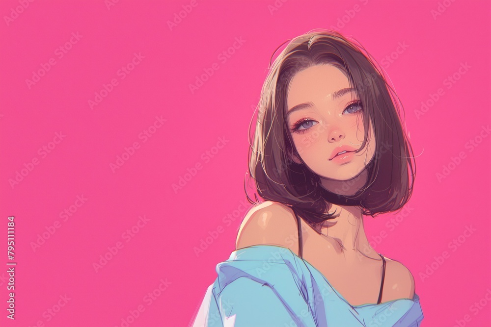 분홍 소녀 분홍 소녀
