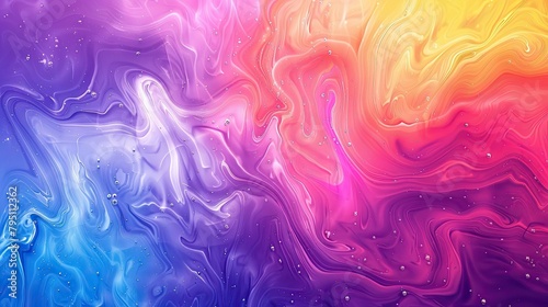 Abstract vibrant spectrum, liquid backgrounds