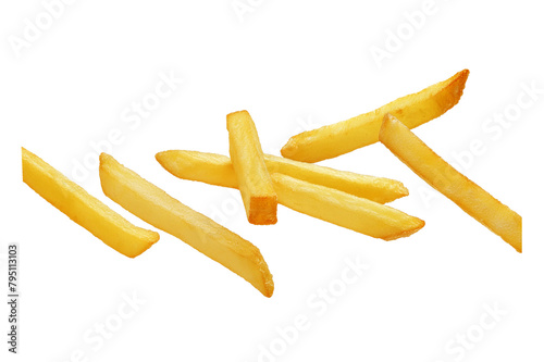 French fries levitate png	