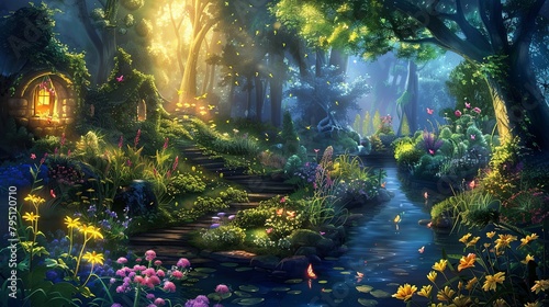 fantasy fairytale forest © MeharUn