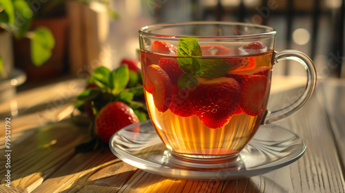 Strawberry tea --
