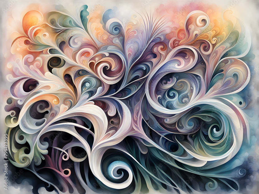 abstract floral background abstract floral background