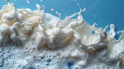 Milk Being Poured on Top of It