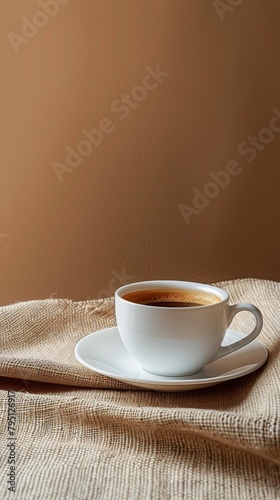 Cup of Coffee on Saucer