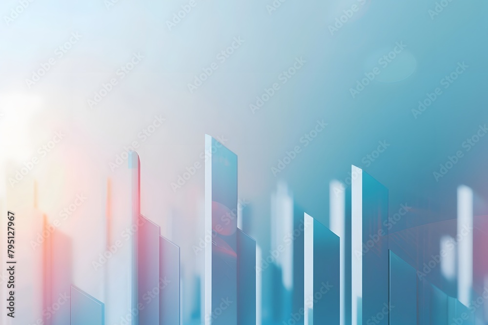 A blurred scene showcasing tall skyscrapers in a city setting. Generative AI A blurred scene showcasing tall skyscrapers in a city setting. Generative AI