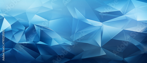High Resolution Blue Polygons Abstract Background photo
