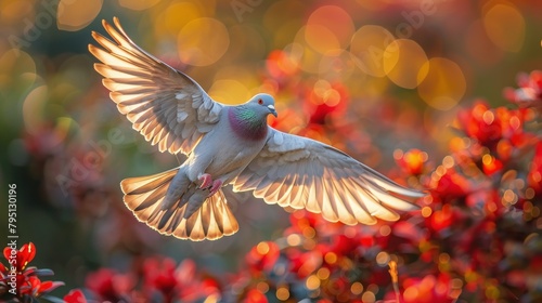 Bird Flying in the Air