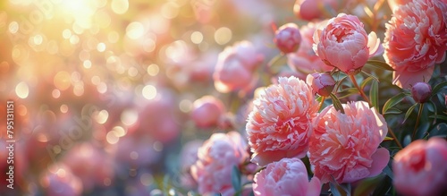 Colorful Flowers Scattered in Grass