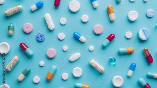 Colorful Medication Assortment

