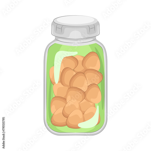 Illustration of pill bottle