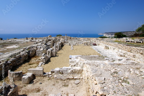 Kourion (Koύριov;Curium) was an important ancient Greek city-state on the southwestern coast of the island of Cyprus. photo