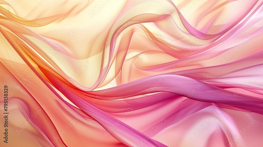 Fototapeta premium soft abstract silk wave background