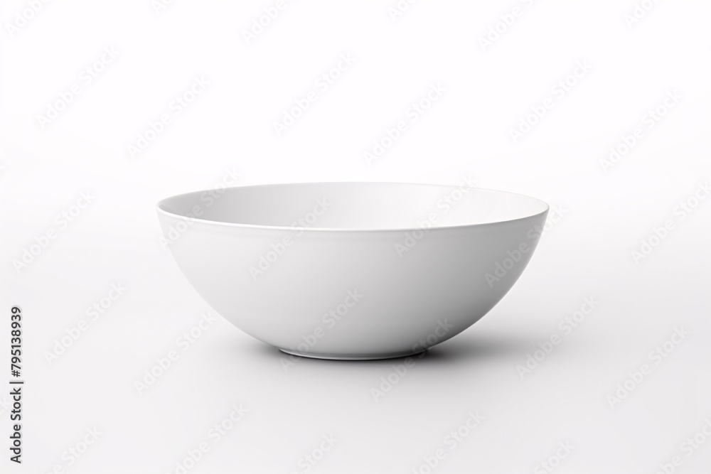 a white bowl on a white surface a white bowl on a white surface