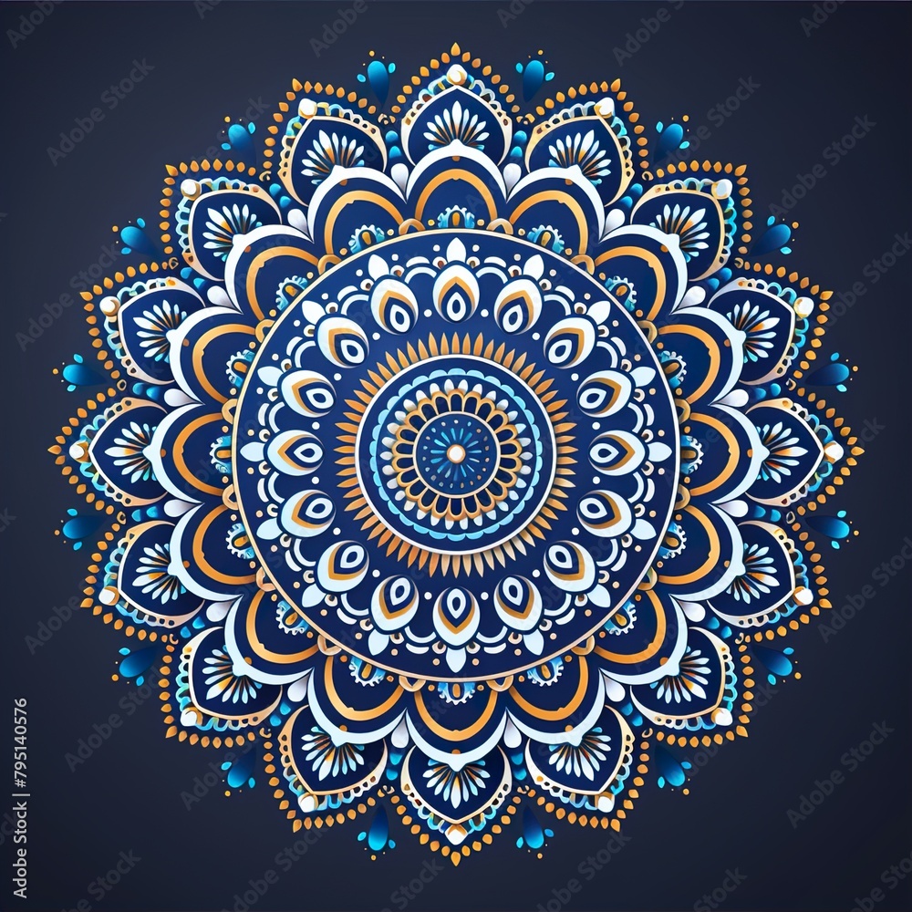 eid al fitr post deisgn with mandala vector design eid al fitr post deisgn with mandala vector design