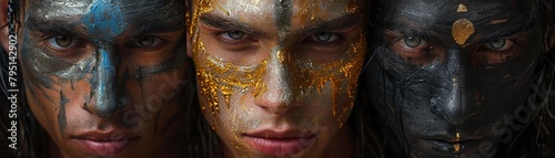 Male symbols, a modern twist on ancient archetypes photo