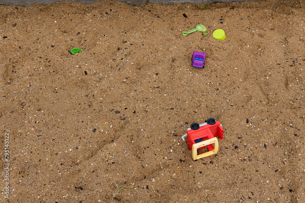 Children playground. Sandbox. Children's games and entertainment. Children playground. Sandbox. Children's games and entertainment.