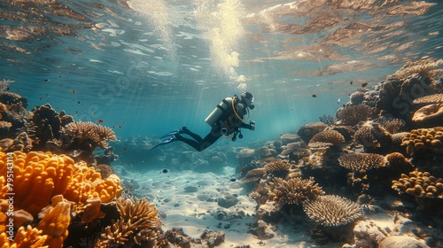 Person Swimming in the Ocean