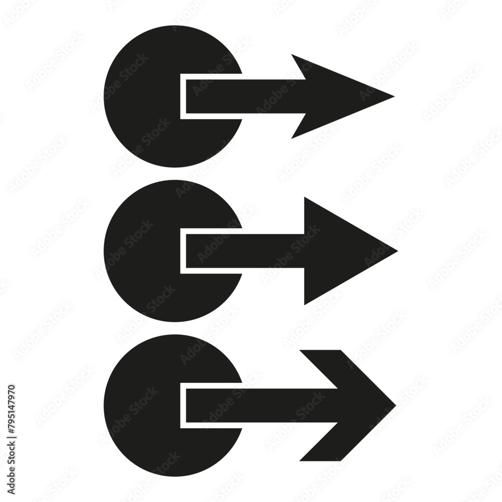 Bold arrow icons. Directional black vectors. Progress indicators. Vector illustration. EPS 10. Bold arrow icons. Directional black vectors. Progress indicators. Vector illustration. EPS 10.