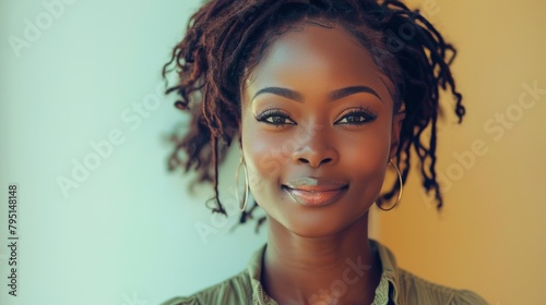Close-Up of Person With Dreadlocks photo