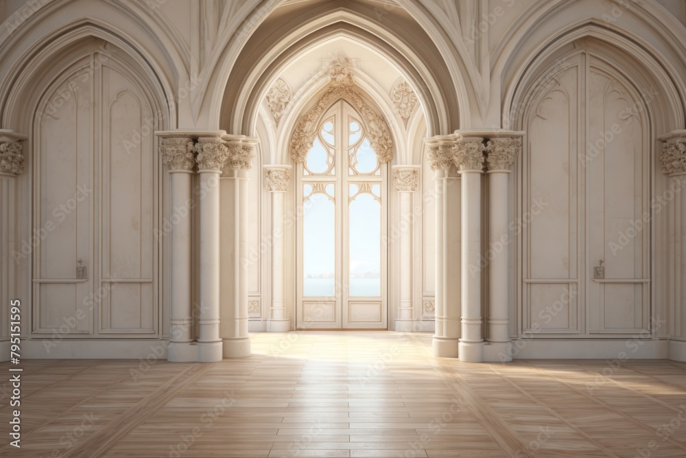 Obraz premium Castle architecture building flooring