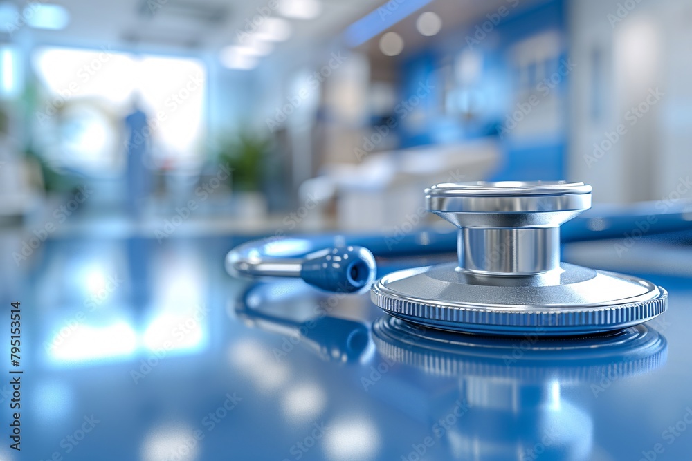 a stethoscope on a table a stethoscope on a table