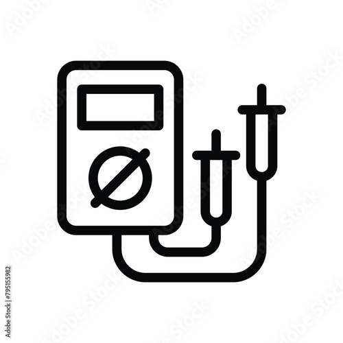 Voltage Meter vector icon