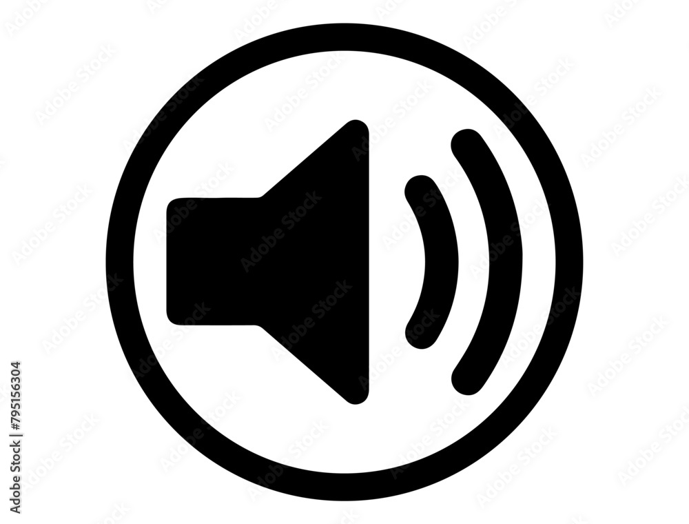 Speaker symbol silhouette vector art Speaker symbol silhouette vector art