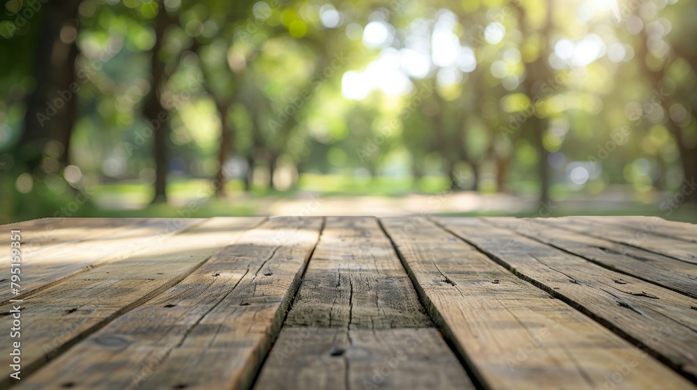 The rustic charm of a wooden tabletop contrasts with a dreamlike garden bokeh, embodying the essence of peaceful outdoor living. The rustic charm of a wooden tabletop contrasts with a dreamlike garden bokeh, embodying the essence of peaceful outdoor living.