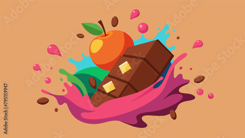 A burst of fruity notes emerges from the velvety milk chocolate leaving a lingering sweetness..